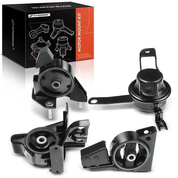 1998-2002 Chevrolet Prizm 4-Pc Engine Mount and Transmission Mount Kit Front & Rear A-Premium APEM018