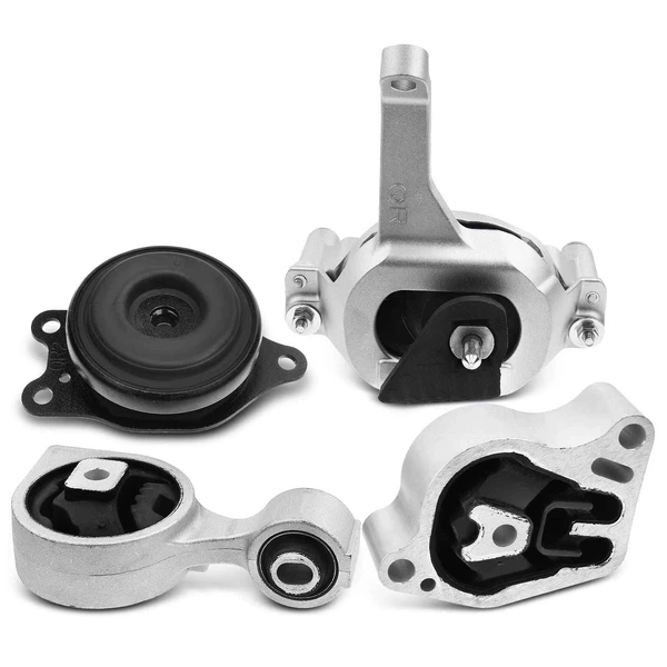 2007-2012 Nissan Altima 4-Pc Engine Mount and Transmission Mount Kit Front & Rear A-Premium APEM019