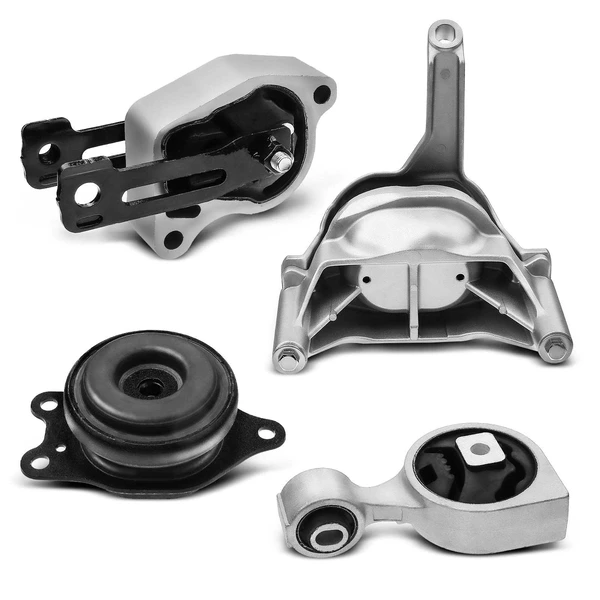 2007-2012 Nissan Altima 4-Pc Engine Mount and Transmission Mount Kit Front & Rear A-Premium APEM020