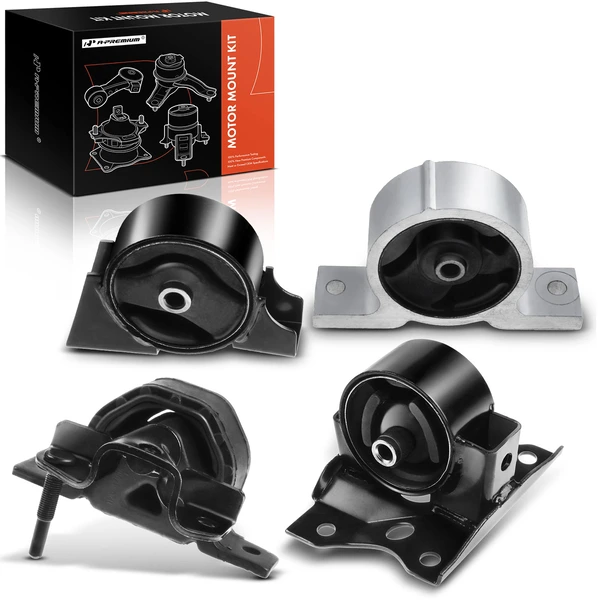 4-Pc Engine Mount and Transmission Mount Kit Front & Rear A-Premium APEM028