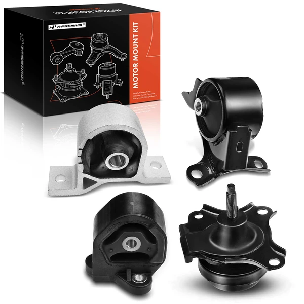 2001-2005 Acura EL 4-Pc Engine Mount and Transmission Mount Kit Front & Rear A-Premium APEM030
