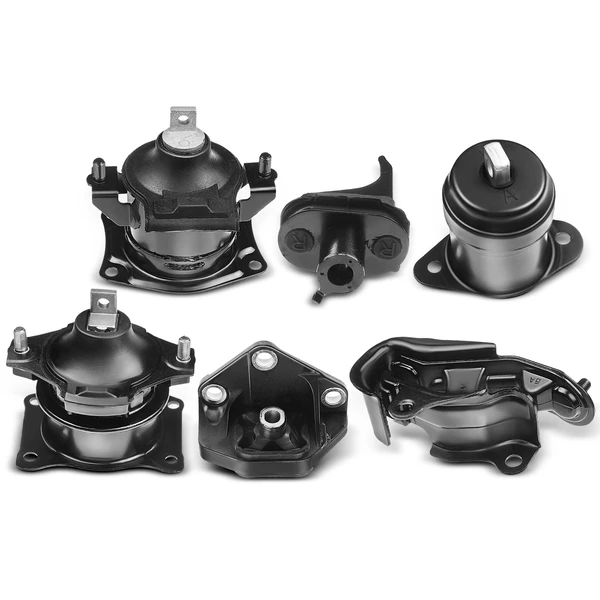6-Pc Motor Mount + Transsmission Mount + Subframe Mount, Front & Rear, A-Premium APEM031