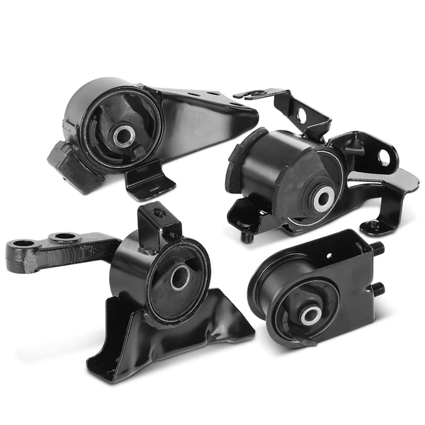 1999-2003 Mazda Protege 4-Pc Engine Mount and Transmission Mount Kit Front & Rear A-Premium APEM143