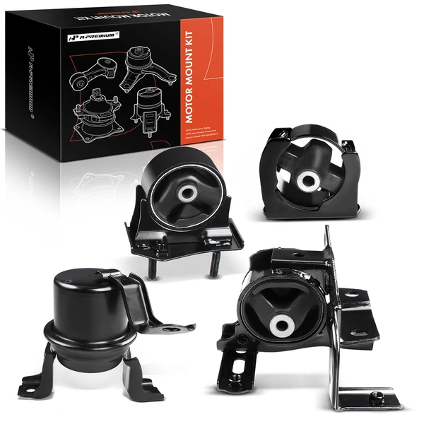 4-Pc Engine Mount and Transmission Mount Kit Front & Rear A-Premium APEM101