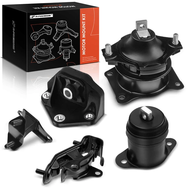 5-Pc Transmission Mount + Motor Mount, Front & Rear, A-Premium APEM103