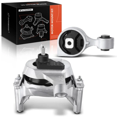 2 Pcs Engine Motor & Transmission Mount