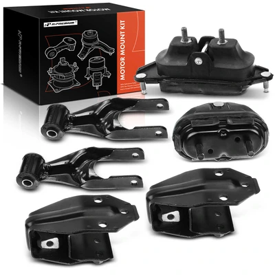 6 Pcs Engine Motor & Transmission Mount