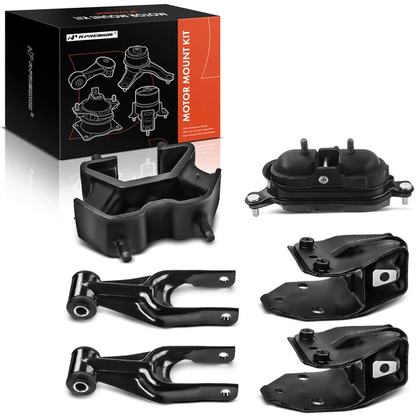 2006-2011 Chevrolet Impala 6-Pc Engine Mount and Transmission Mount Kit Front A-Premium APEM107