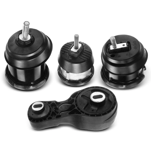 2009-2016 GMC Acadia 4-Pc Engine Mount and Transmission Mount Kit Front & Rear A-Premium APEM110