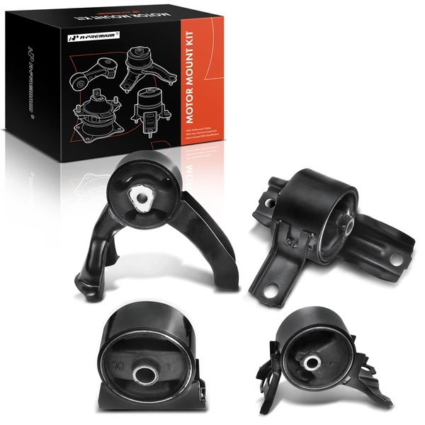 4-Pc Motor Mount + Transmission Mount, Front & Rear, A-Premium APEM116