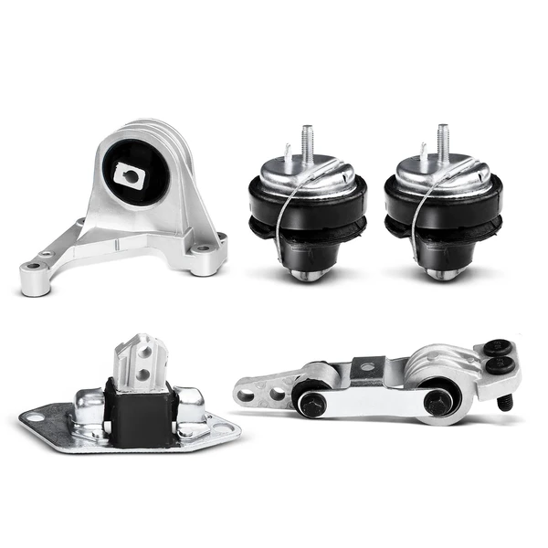 5-Pc Torque Strut Mount + Motor Mount, Front & Rear, A-Premium APEM082