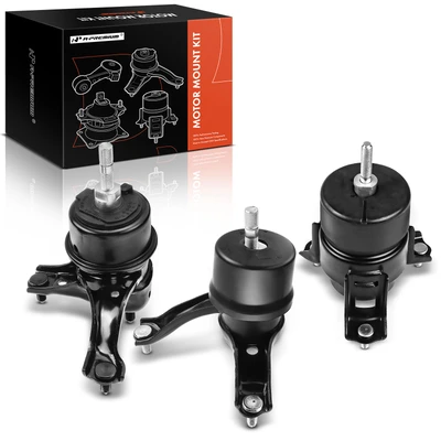 3 Pcs Engine Motor & Transmission Mount