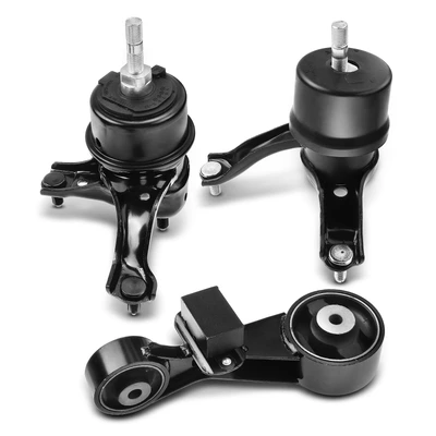 3 Pcs Engine Motor & Transmission Mount