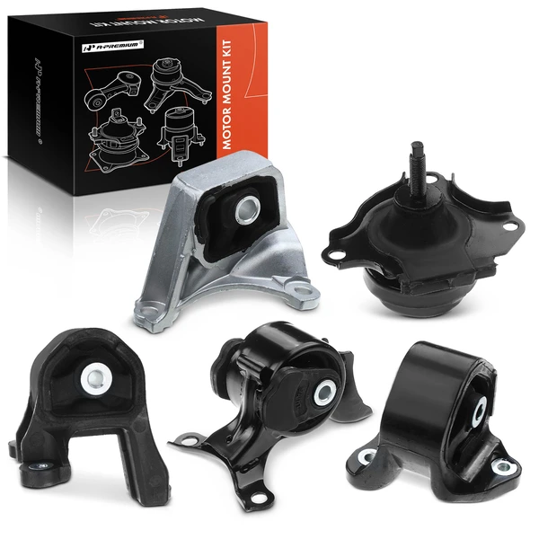 2002-2006 Honda CR-V 5-Pc Engine Mount and Transmission Mount Kit Front & Rear A-Premium APEM085