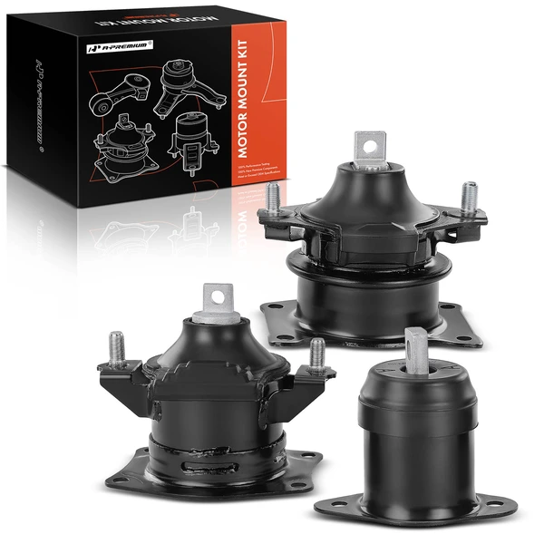 3-Pc Motor Mount Front & Rear A-Premium APEM088