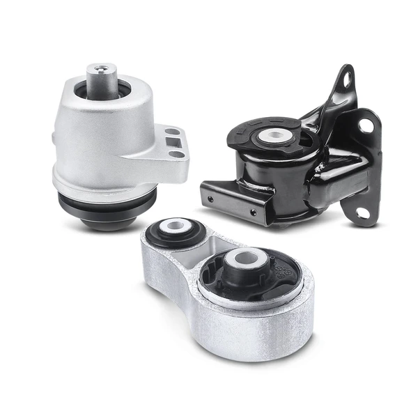 3-Pc Motor Mount + Transmission Mount + Torque Strut Mount, Front & Rear, A-Premium APEM096
