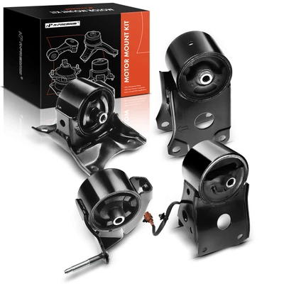4 Pcs Engine Motor & Transmission Mount With Sensor