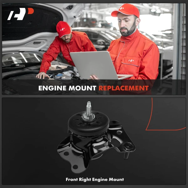 1-Pc Engine Mount Front Right Passenger Side A-Premium APEM2195