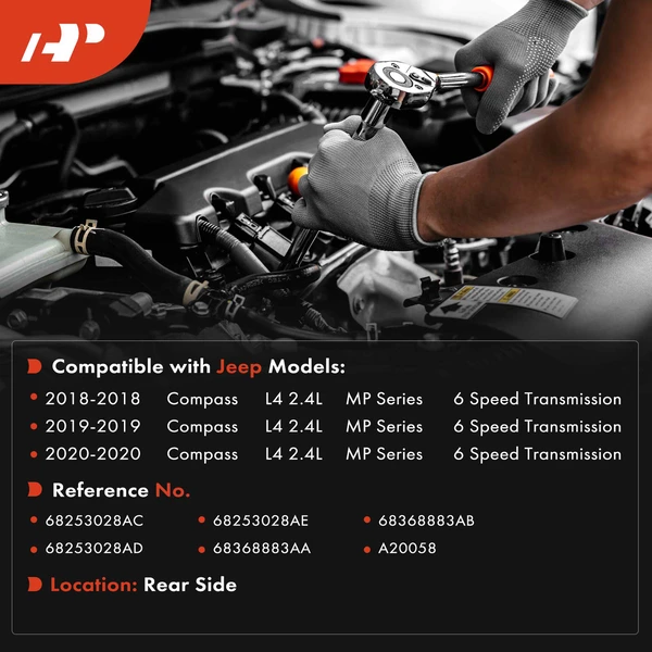 1-Pc Engine Mount Rear Side A-Premium APEM2021