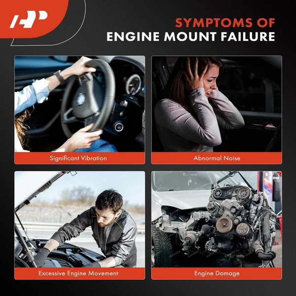 1-Pc Engine Motor Mount Front Right Passenger Side A-Premium APEM2197