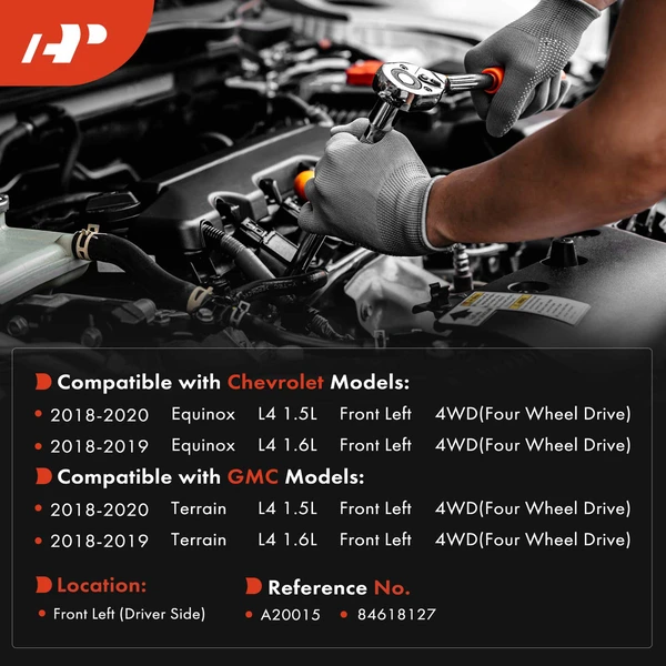 1-Pc Torque Strut Mount Front Left Driver Side A-Premium APEM2006