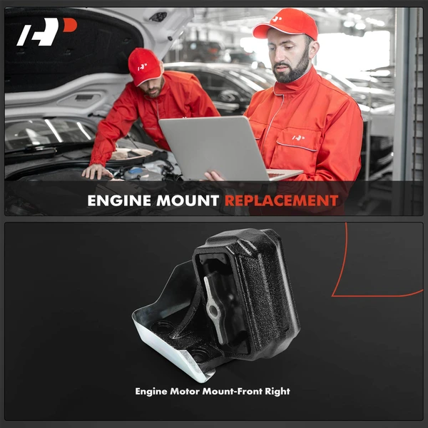 1-Pc Engine Mount Front Right Passenger Side A-Premium APEM2180