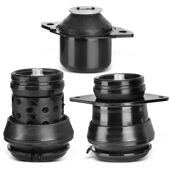 1995-1997 Volkswagen Passat 3-Pc Engine Mount and Transmission Mount Kit Front A-Premium APEM189