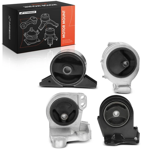 4-Pc Motor Mount + Transmission Mount, Front & Rear, A-Premium APEM192