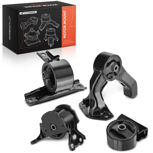 4-Pc Engine Mount and Transmission Mount Kit Front & Rear A-Premium APEM194