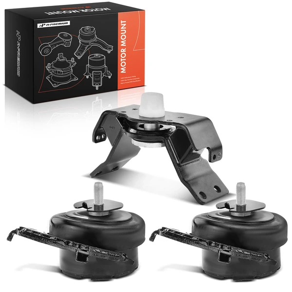 2003-2021 Toyota 4Runner 3-Pc Engine Mount and Transmission Mount Kit Front A-Premium APEM196