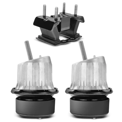 3 Pcs Engine Motor & Transmission Mount