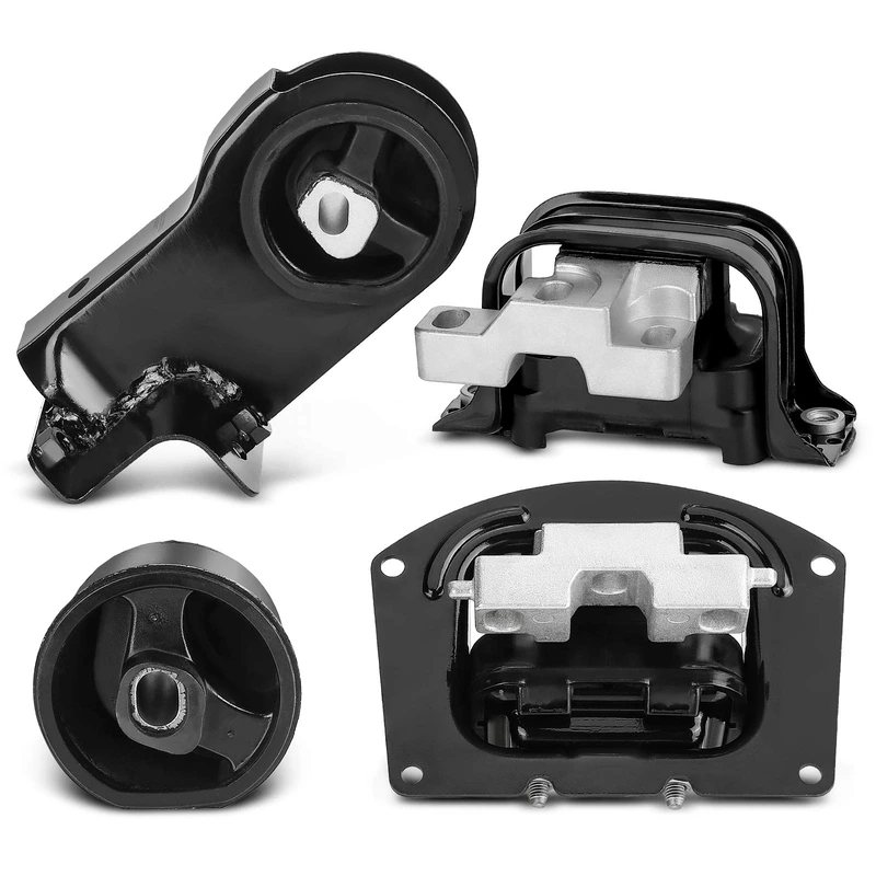 4-Pc Motor Mount + Transmission Mount with Bracket, Front & Rear, A-Premium APEM200