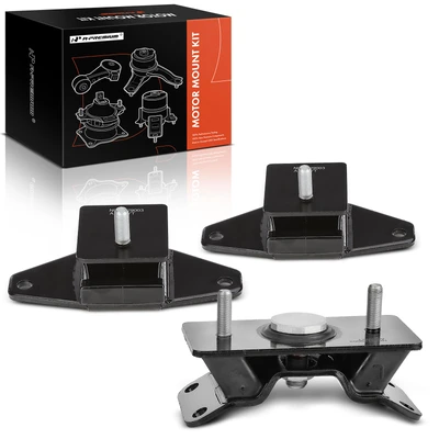3 Pcs Engine Motor & Transmission Mount