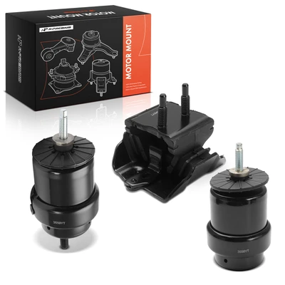 3 Pcs Engine Motor Mount & Automatic Transmission Mount
