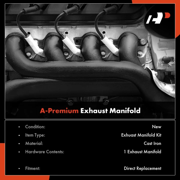 Exhaust Manifold for Polaris Ranger 800 2010-2014 Ranger Crew 800 2010-2012