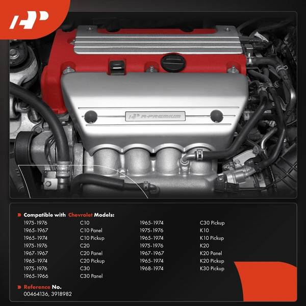 Exhaust Manifold for Chevy C10 1975 1976 C10 Pickup 1965-1974 C20 C30 K10 Pickup