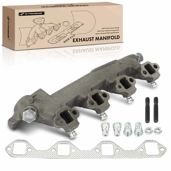 Right Exhaust Manifold with Gasket for 1988-1996 Ford F-150