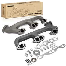 2 Pcs Driver & Passenger Exhaust Manifold with Gasket for 1999-2000 Cadillac Escalade