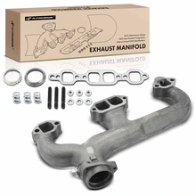 Left Exhaust Manifold with Gasket for 1989-1991 Chevrolet V3500