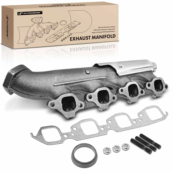 Right Exhaust Manifold with Gasket for Chevrolet C1500 GMC C2500 88-95 7.4L