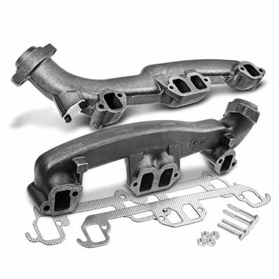 2 Pcs Left & Right Exhaust Manifold with Gasket