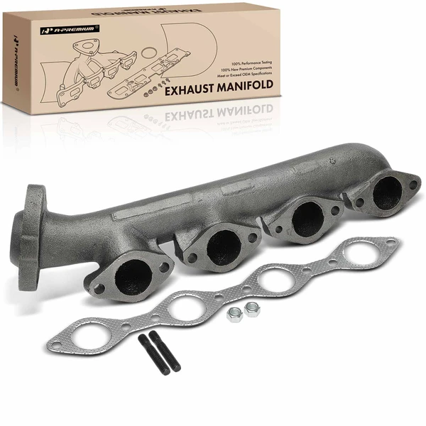 Passenger Exhaust Manifold with Gasket for 1983-1994 Ford E-350 Econoline Club Wagon