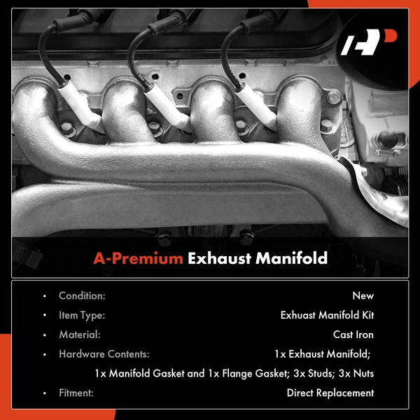 Exhaust Manifold with Gasket Kit for Chevrolet Cobalt 2008-2010 Pontiac G5 Saturn