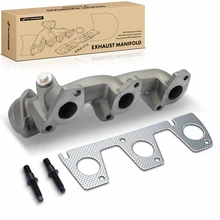 Driver Metallic Gray Exhaust Manifold Kit for 1997-2000 Ford Ranger