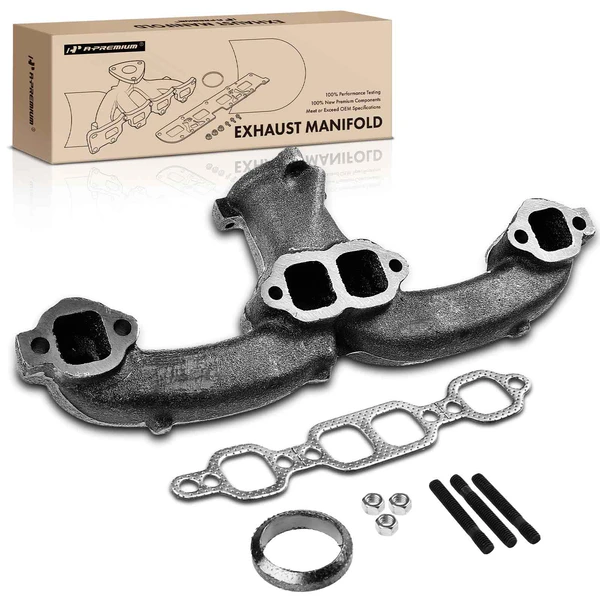 Left or Right Exhaust Manifold with Gasket for 1983-1990 GMC C6000