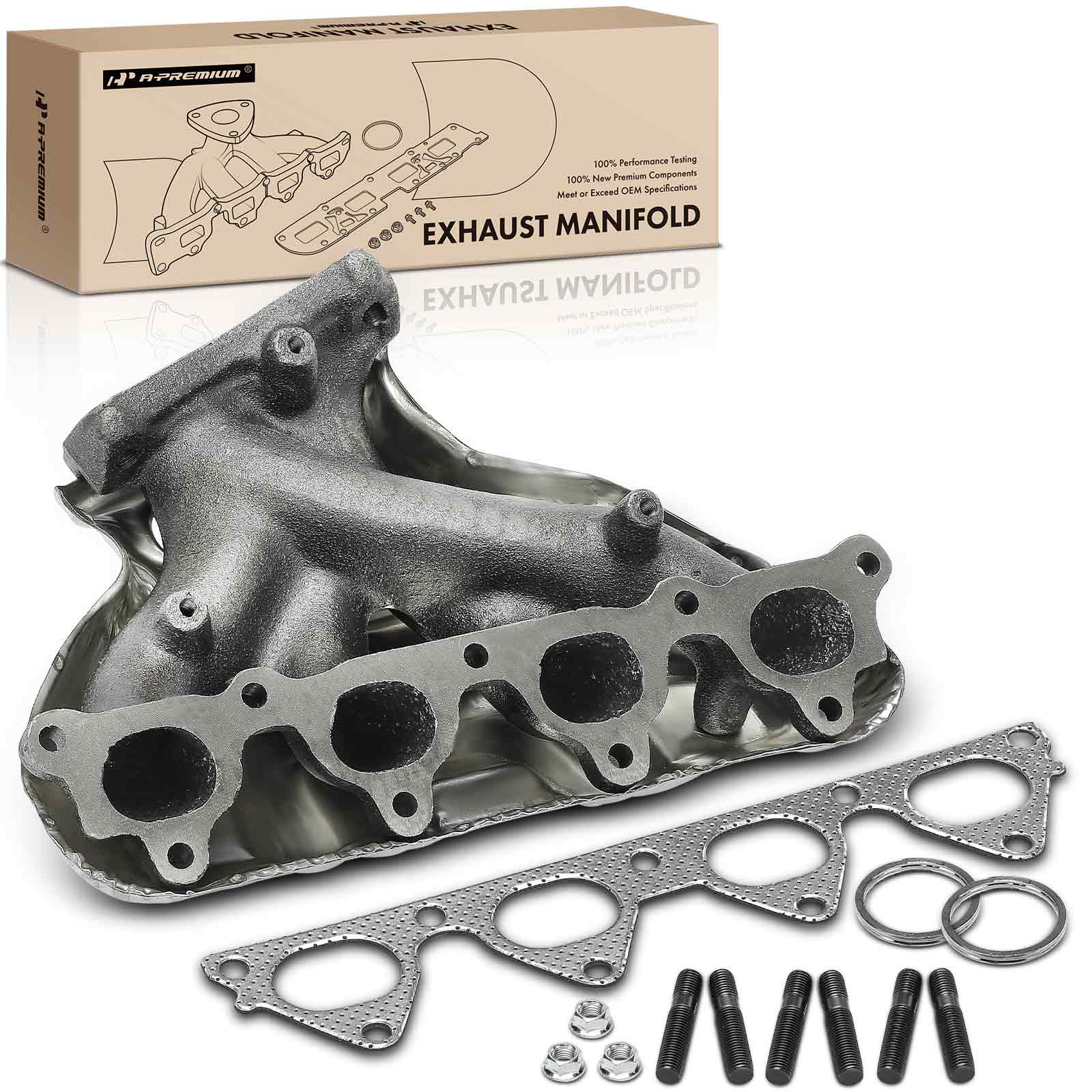 The A-premium Exhaust Manifold with Gasket for Honda Civic 92-98 Civic del Sol 93-97 L4 1.6L Image 