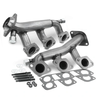 2 Pcs Left & Right Exhaust Manifold with Gasket
