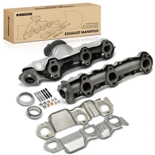 2 Pcs Front & Rear Exhaust Manifold for 1999-2003 Oldsmobile Alero