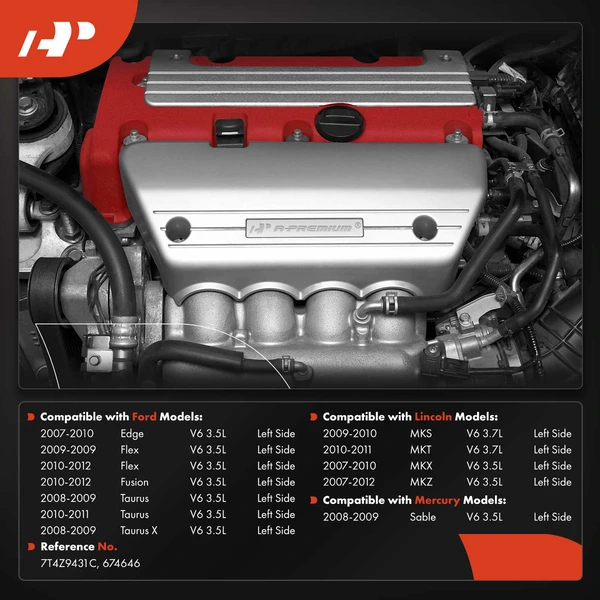 Driver Exhaust Manifold with Gasket for Ford Fusion Edge Taurus Lincoln MKZ MKX