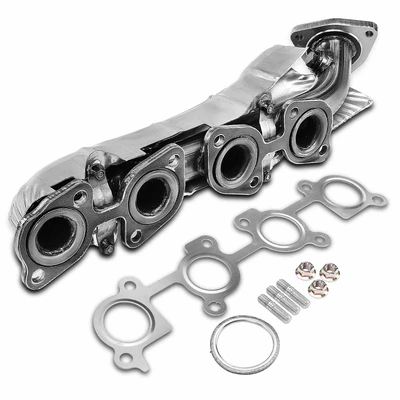 Left Exhaust Manifold with Gasket Kit